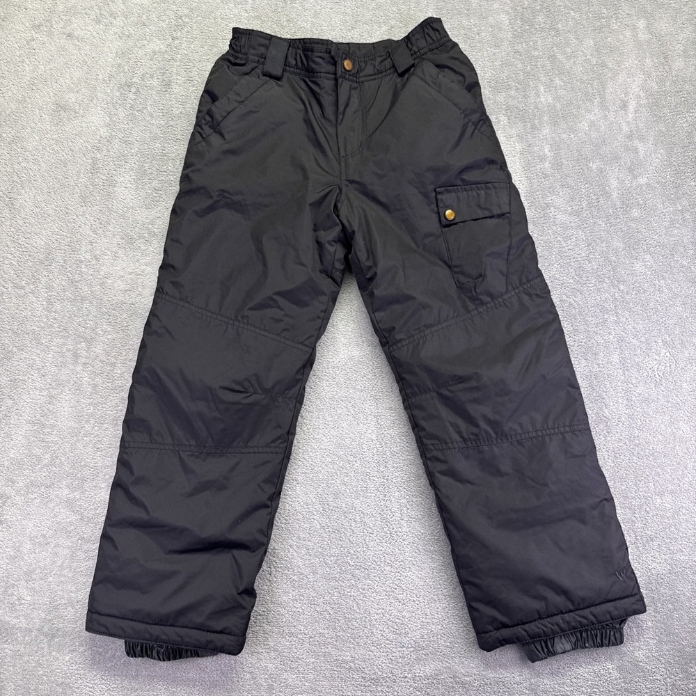 White Sierra Snow Ski Pants Size M Black‎ Insulated Logo